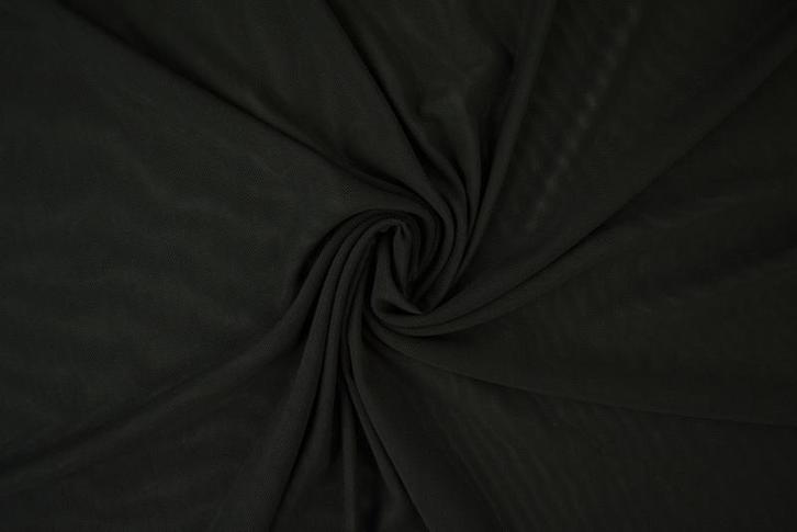 10 meter lycra tule - Zwart, Hobby en Vrije tijd, Stoffen en Lappen, 120 cm of meer, 200 cm of meer, Zwart, Nieuw, Overige materialen