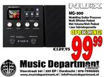 NUX MG300 Amp Modeling Processor | Music Department, Muziek en Instrumenten, Ophalen of Verzenden, Nieuw, Distortion, Overdrive of Fuzz
