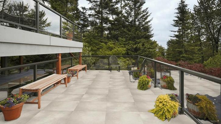 Keramische Terrastegel 80x80x3 cm  Ultra Solid Beige, Tuin en Terras, Tegels en Klinkers, Terrastegels, Nieuw, Keramiek, Ophalen of Verzenden