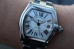 Horloge Cartier Roadster ref. 2510 Watch + Service Papers, Overige merken, Staal, Staal, Polshorloge