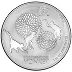 Lunar - Year of the Monkey (New Zealand) 1 oz 2016, Postzegels en Munten, Munten | Oceanië, Verzenden, Losse munt, Zilver