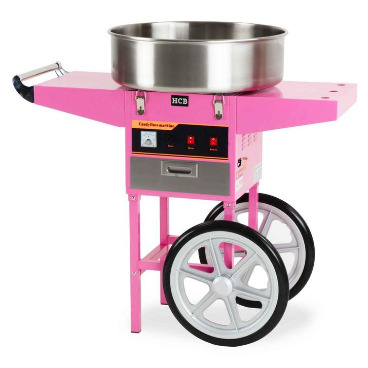 HCB Suikerspinmachine - met onderstel - 52 cm - 230V, Zakelijke goederen, Horeca | Keukenapparatuur, Nieuw in verpakking, Overige typen