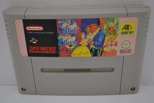Belle en het Beest (SNES FAH), Spelcomputers en Games, Games | Nintendo Super NES, Zo goed als nieuw, Verzenden