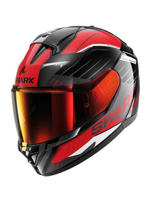 Shark Ridill 2 Bersek - Rood, Motoren, Accessoires | Sloten, Verzenden