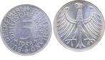 Duitsland 5 Dm duitse Mark 1958 G vz/st J 387 vz/st bfr z..., Postzegels en Munten, Munten | Europa | Niet-Euromunten, Verzenden