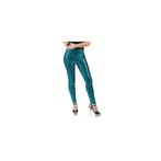 Metallic blauwe schubben legging - Leggings, Verzenden, Nieuw