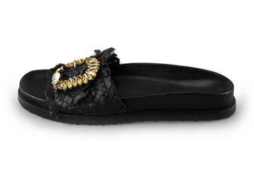 Notre-V Slippers in maat 39 Zwart | 10% extra korting beschikbaar voor biedingen