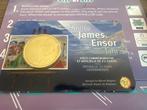 België. 2 1/2 Euro 2024 James Ensor FR (5 coincards), Postzegels en Munten, Munten | Europa | Euromunten