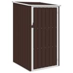 Tuinschuur 87x98x159 cm gegalvaniseerd staal bruin, Tuin en Terras, Tuinhuizen, Verzenden, Nieuw