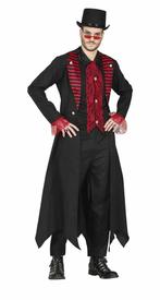 Gothic Halloween Kostuum Heren Rood, Hobby en Vrije tijd, Verzenden, Nieuw