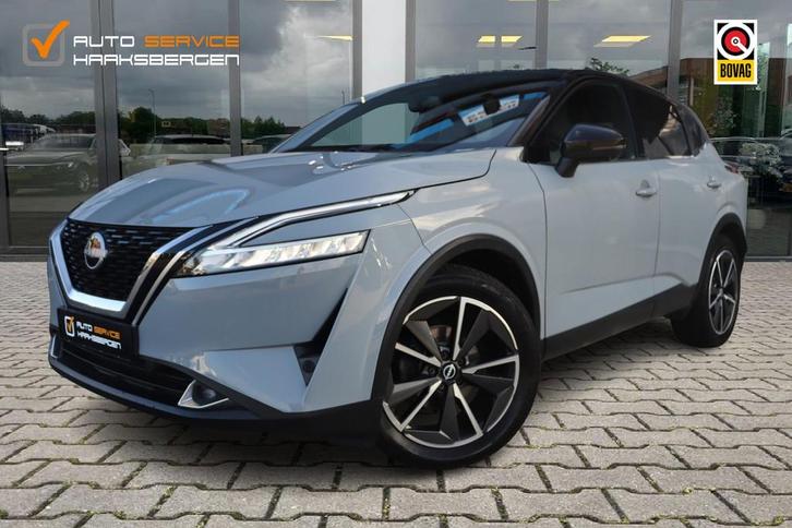 Zakelijke Lease |  Nissan QASHQAI 1.3 MHEV Tekna, Auto's, Nissan, Onderhoudsboekje, Lease, Zwart, Handgeschakeld, SUV of Terreinwagen