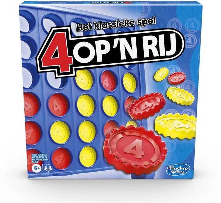 Vier op n Rij | Hasbro - Gezelschapsspellen, Hobby en Vrije tijd, Gezelschapsspellen | Bordspellen, Nieuw, Verzenden