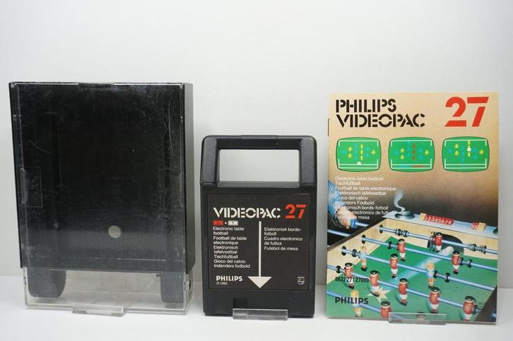 Philips VIdeopac 27: Electronic Table Football Met garantie!, Computers en Software, Vintage Computers, Ophalen of Verzenden
