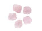 Rozekwarts - 5 Ruwe Stenen á 3,5 - 5,5cm per Stuk - Zakje.., Antiek en Kunst, Ophalen of Verzenden