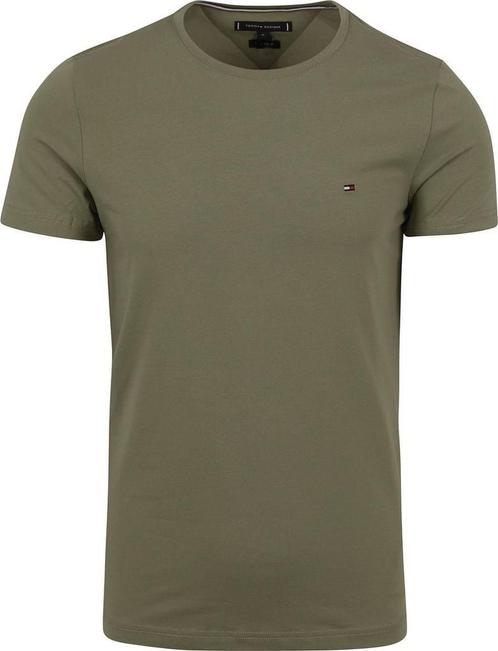 Tommy Hilfiger T-shirt Essential Army maat S Heren, Kleding | Heren, T-shirts, Nieuw, Maat 46 (S) of kleiner, Verzenden