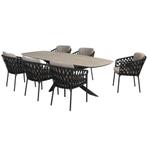 Albareto Prado dining tuinset 240x105xH75 cm 7 delig, Tuin en Terras, Tuinsets en Loungesets, Ophalen of Verzenden, Nieuw