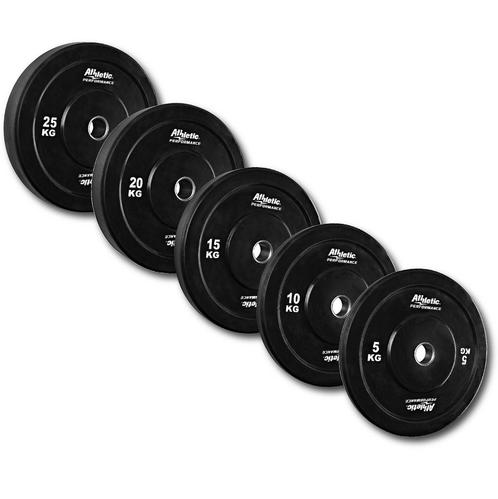 Black Bumper Plate - 50 Mm - 20 Kg, Sport en Fitness, Fitnessmaterialen, Overige typen, Nieuw, Verzenden