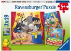 Dieren op het Podium Puzzel (3 x 49 stukjes) | Ravensburger, Kinderen en Baby's, Speelgoed | Kinderpuzzels, Nieuw, Verzenden