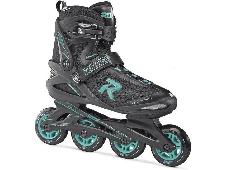 Roces Icon 80 - Dames Skeelers - 80mm wielen - Zwart Blauw -, Huis en Inrichting, Woonaccessoires | Overige, Zo goed als nieuw
