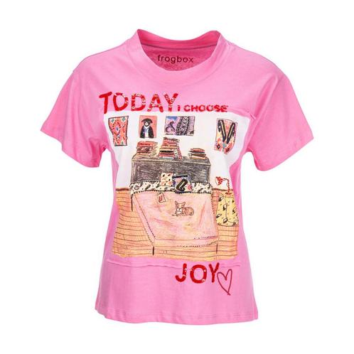Frogbox • roze t-shirt joy • 36, Kleding | Dames, Tops, Roze, Nieuw, Maat 36 (S), Verzenden