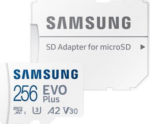 Samsung EVO Plus MicroSD 160 MB/s Incl. Adapter-256GB, Computers en Software, Harde schijven, Nieuw, Ophalen of Verzenden