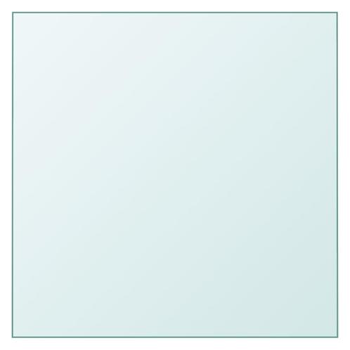 vidaXL Tafelblad 40x40 cm gehard glas transparant, Huis en Inrichting, Tafels | Eettafels, Nieuw, Verzenden