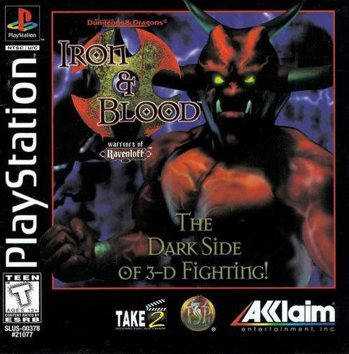 Advanced Dungeons & Dragons: Iron & Blood (PlayStation 1), Spelcomputers en Games, Games | Sony PlayStation 1, Gebruikt, Verzenden