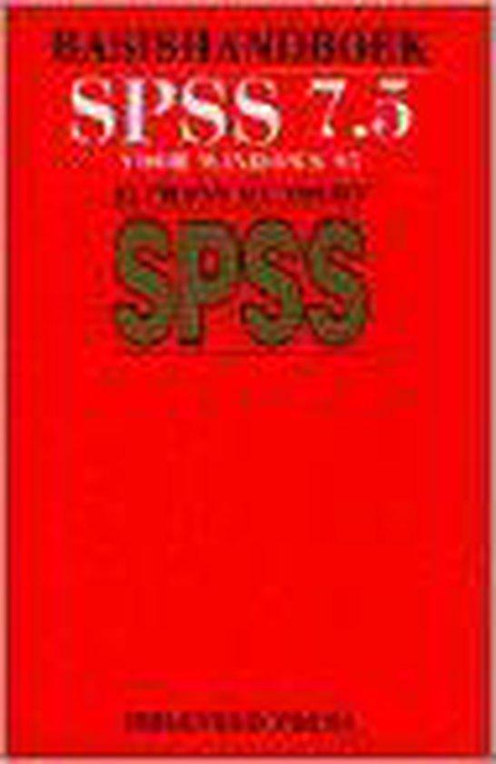 SPSS 7.5 (basishandboek) 9789055480753 A. de Vocht, Boeken, Informatica en Computer, Gelezen, Verzenden
