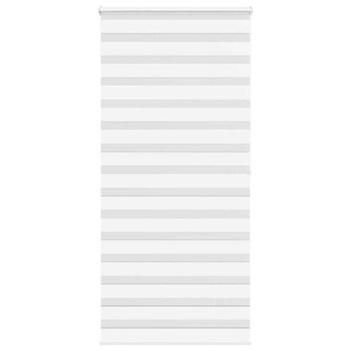 vidaXL Zebra rolgordijn 105x200 cm stofbreedte 100,9cm, Huis en Inrichting, Stoffering | Gordijnen en Lamellen, Wit, Nieuw, Verzenden
