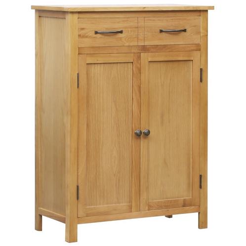 Schoenenkast 76x37x105 cm massief eikenhout (Kasten), Huis en Inrichting, Kasten | Boekenkasten, Nieuw, Verzenden