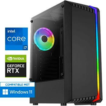 Core i7 - RTX 4060 - 32GB - 1TB  - WiFi - BT Game PC, Computers en Software, Desktop Pc's