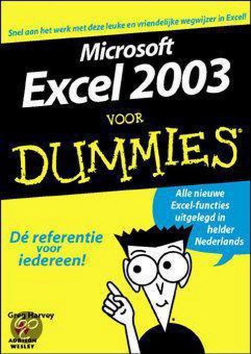 Microsoft Excel 2003 voor Dummies / Voor Dummies G. Harvey, Boeken, Informatica en Computer, Gelezen, Verzenden