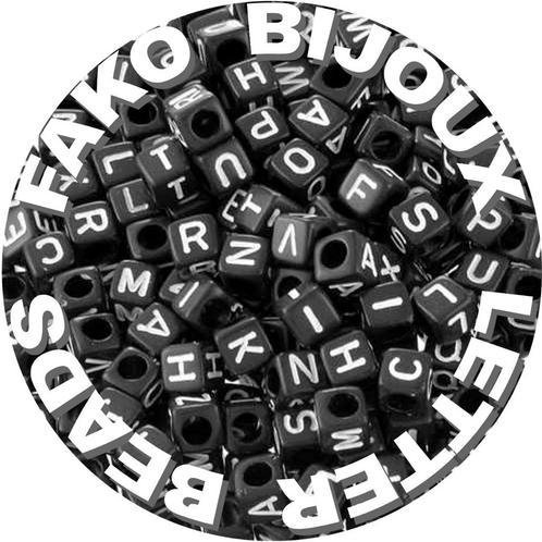 Fako Bijoux® - Letterkralen Vierkant - Letter Beads -, Hobby en Vrije tijd, Kralen en Sieraden maken, Verzenden