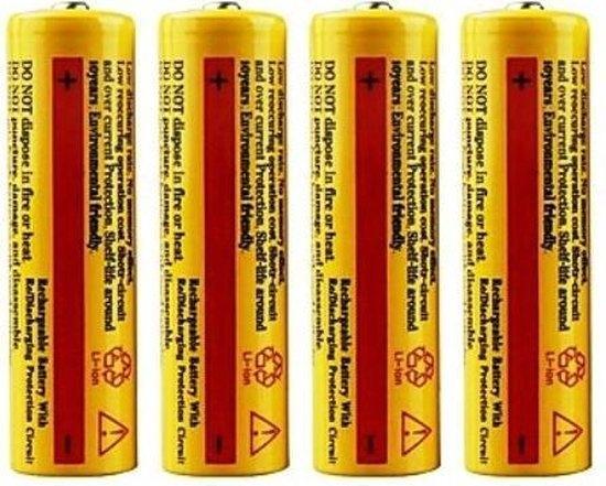 Ultrafire Oplaadbare batterij 18650 5000mAh per 4 stuks -, Audio, Tv en Foto, Accu's en Batterijen, Verzenden