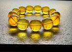 Armband met grote Baltische amber kralen van 16 mm, 25,3
