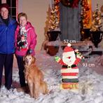 TRUUSK LED Kerstdecoratie - Kerstman in Warm Wit - Stalen Fr, Verzenden, Nieuw