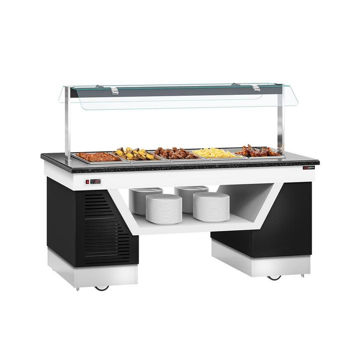 GGM Gastro | Warm buffet toonbank BELFAST - 2000mm - met |, Zakelijke goederen, Horeca | Meubilair en Inrichting, Nieuw in verpakking