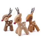Hangers Vilt - Rudolf Rendier Gingerbread - 13x6,5cm - Set v, Diversen, Kerst, Ophalen of Verzenden, Nieuw