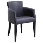 Stoel | OMEGA | Microvezel/Hout | Anthracite | Wengé Poten |, Verzenden, Nieuw in verpakking