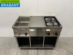 RVS Electrolux Baklijn Bainmarie en 2 pits Aardgas 105 cm, Ophalen of Verzenden, Gebruikt
