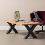 Salontafel Mangohout Cedric 130 cm, Huis en Inrichting, Tafels | Salontafels, 100 tot 150 cm, Verzenden, Nieuw, 50 tot 100 cm