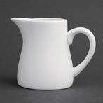 Whiteware melkkannetjes met handvat | 170ml | 6 stuks, Verzenden