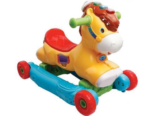 VTech Baby 2 in 1 Hobbelpaard - Interactief Babyspeelgoed -, Huis en Inrichting, Woonaccessoires | Overige, Zo goed als nieuw