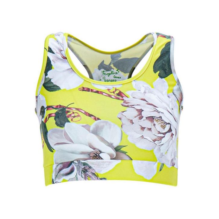 Frogbox • gele sport top • 36, Kleding | Dames, Tops, Geel, Nieuw, Maat 36 (S), Verzenden