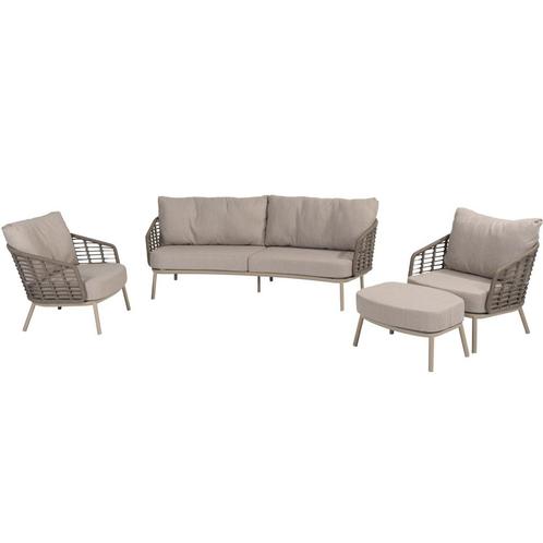 Puglia stoel bank loungeset 4 delig organic latte Taste 4SO, Tuin en Terras, Tuinsets en Loungesets, Nieuw, Ophalen of Verzenden