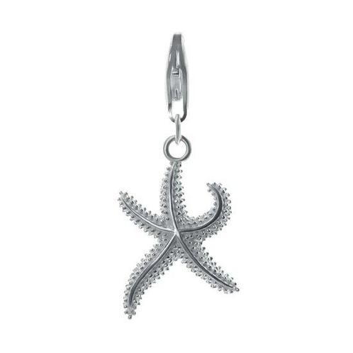 Zilveren Zeester armband bedel, Sieraden, Tassen en Uiterlijk, Kettinghangers, Verzenden