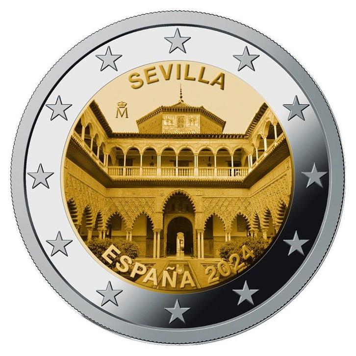 Spanje 2 Euro Sevilla 2024, Postzegels en Munten, Munten | Europa | Euromunten, Verzenden