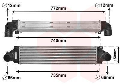 Turbokoeler / Interkoeler - (Volvo) - OEM: 30741669 / 3..., Auto-onderdelen, Motor en Toebehoren, Nieuw, Verzenden