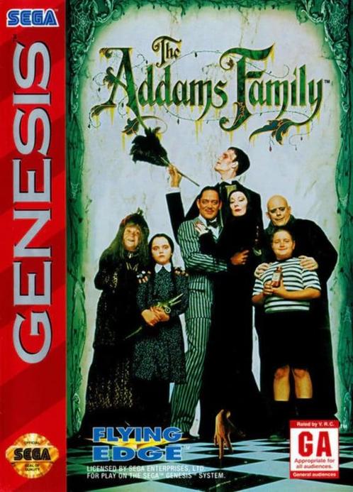 The Addams Family - Sega Megadrive (Losse Cassette), Spelcomputers en Games, Games | Sega, Zo goed als nieuw, Ophalen of Verzenden