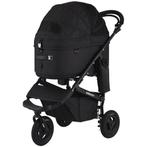 AirBuggy Dome3 Large Black – luxe zwarte hondenbuggy katt., Ophalen of Verzenden, Nieuw